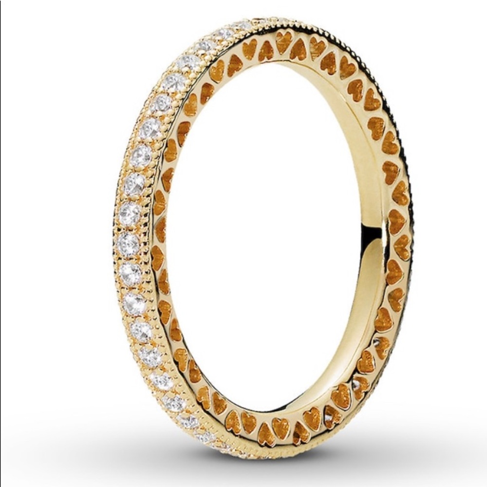 ❤️Pandora shine ring hearts of pandora